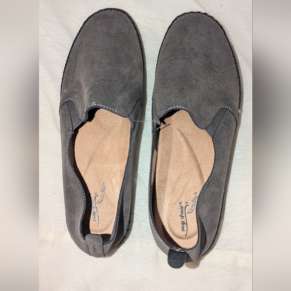 easy street Shoes - Easy Street Gray Flats